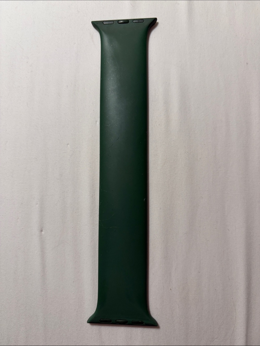 Authentic Dark Green Solo Loop Silicone Watch Band Size 5, 41mm